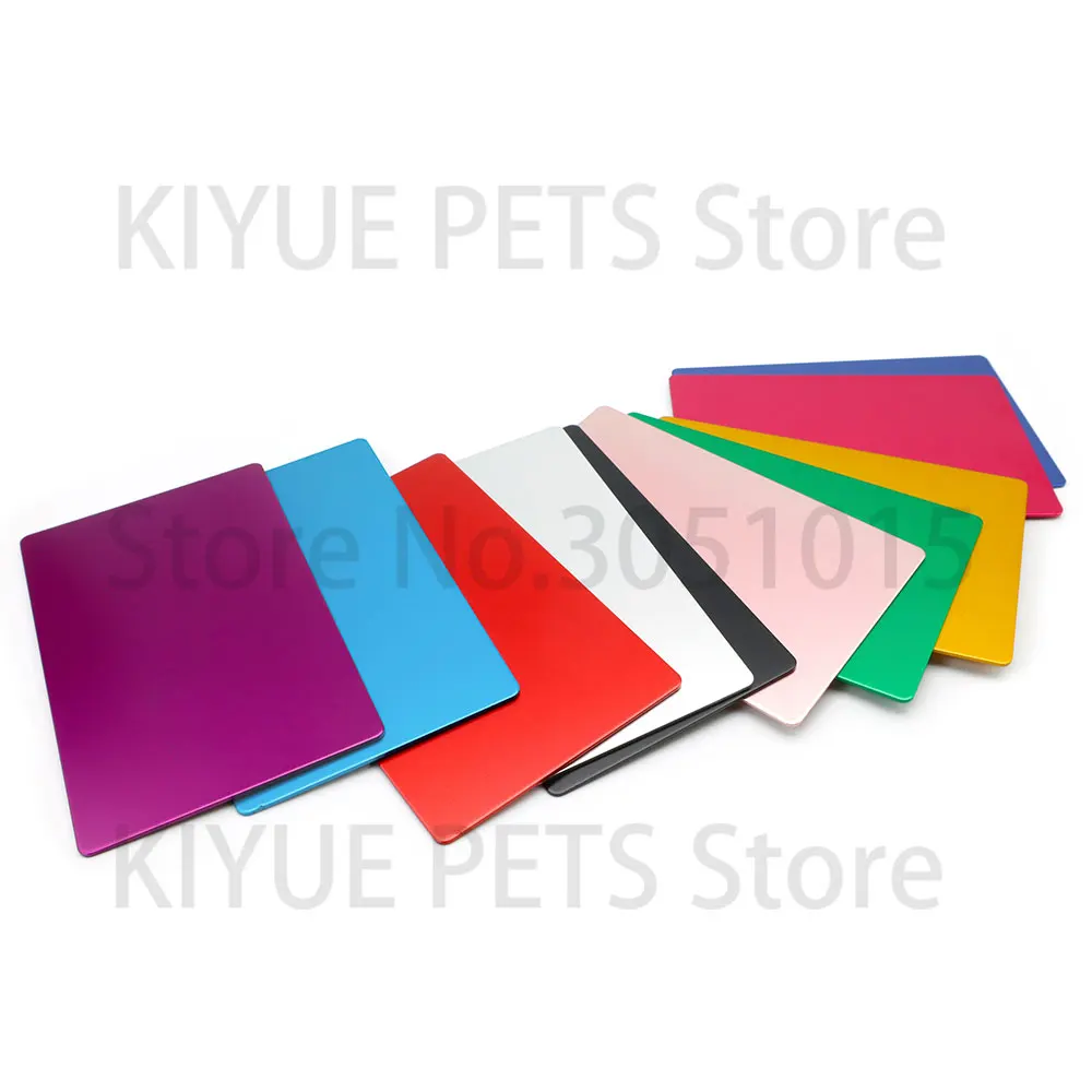 30 tarjetas personalizadas de aluminio DIY en blanco - imagen 4