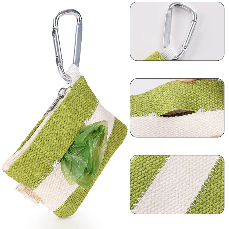 Dispensador portátil de bolsas para caca de perro, soporte para colgar, limpieza, caja de basura, suministros de limpieza, herramientas - imagen 3