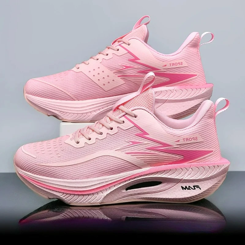 Zapatillas deportivas cómodas antideslizantes para caminar para hombre y mujer, zapatillas deportivas para correr al aire libre, informales, transpirables y ligeras - imagen 4