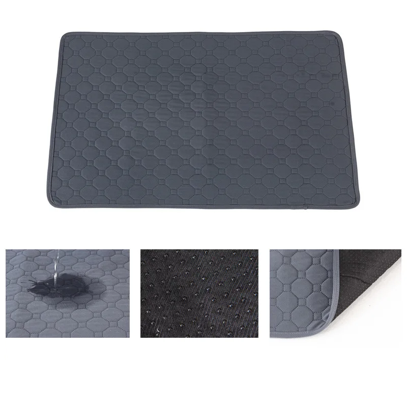 Alfombrilla lavable para pañales de perros y mascotas, almohadilla de entrenamiento impermeable y reutilizable, absorbente de orina, protege el medio ambiente, cubierta de asiento de coche para perros - imagen 3