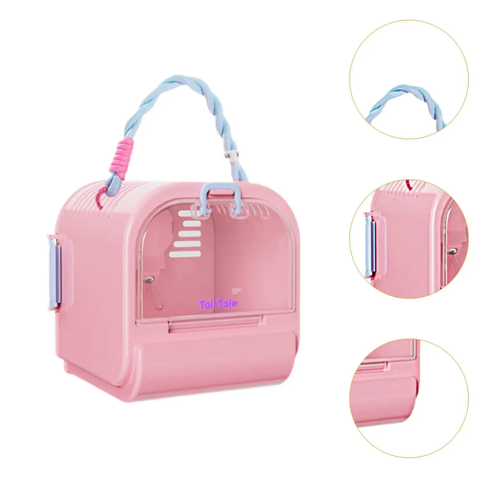 Hamster Travel Carrier Guinea Pig Cage for Chinchilla Dwarf Hamster Squirrel