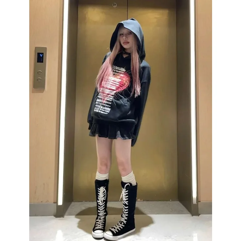 Nueva gran oferta de zapatos informales sin cordones de lona para mujer, zapatos planos de baile callejero, Material interior sintético versátil, cómodos - imagen 5