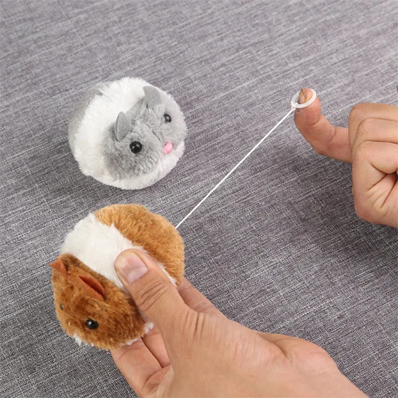 Juguetes para gatos con ratón bonito, suministros para gatos, juguete de peluche con movimiento para sacudir, ratón para mascotas, gatito, ratón pequeño de peluche divertido, juguetes interactivos para gatos - imagen 2