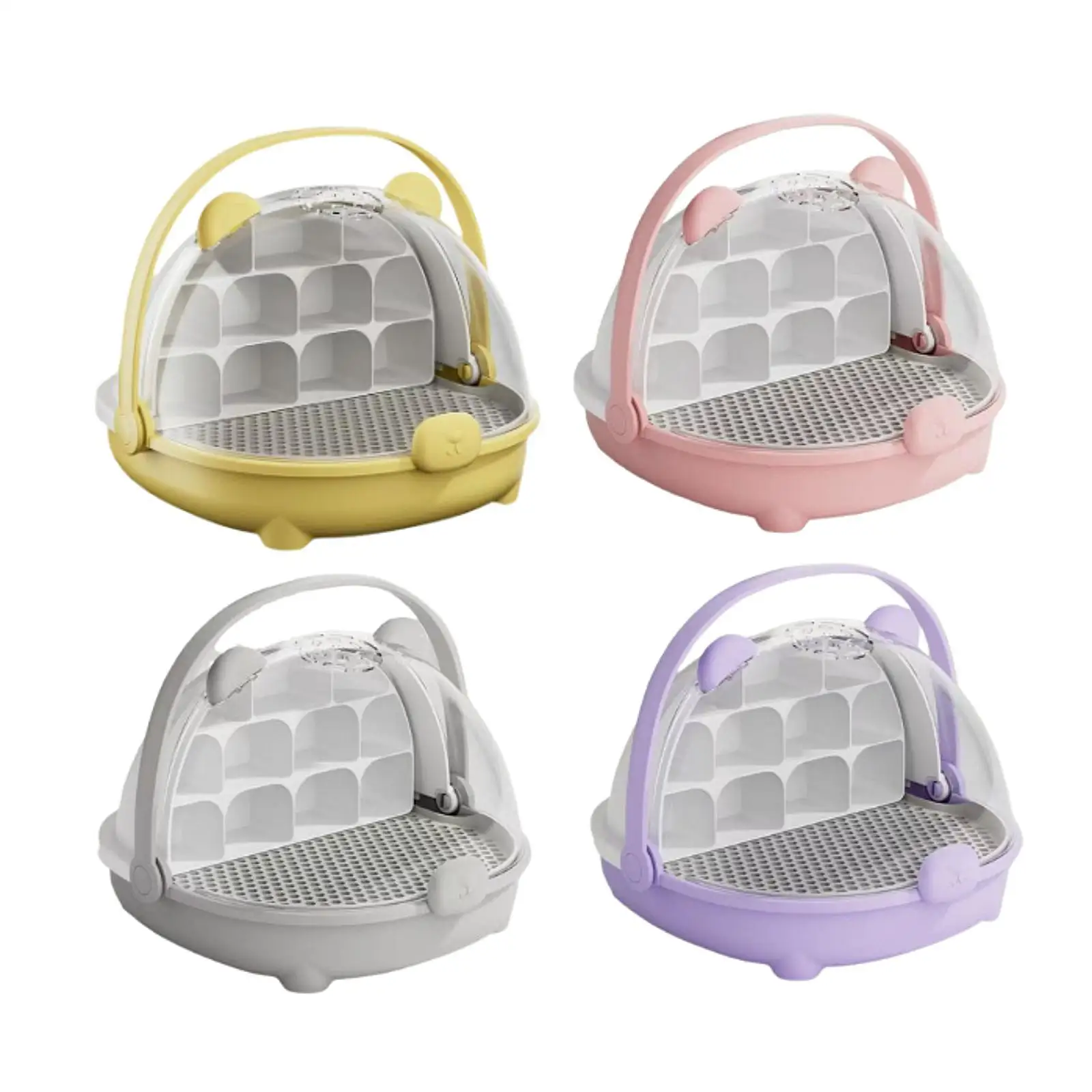 Silkworm Breeding Box for Silkworms Turtles Transparent Reptile Feeding Box