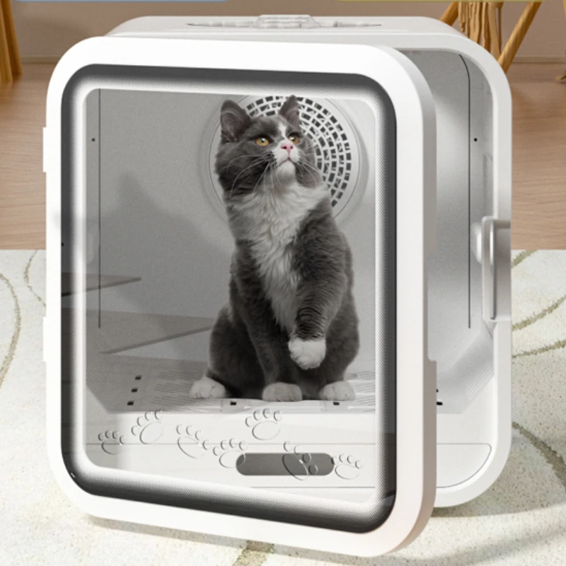 Secador de mascotas automático a granel grande, secador seco de 360 grados para gatos y perros pequeños, control de temperatura inteligente, pantalla táctil LED - imagen 2