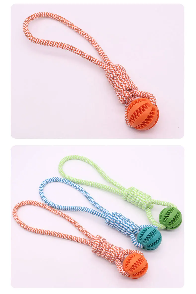 Juguete Duradero de Cuerda de Algodón para Perro con Compartimento Secreto para Golosinas Juguete Masticable Interactivo TPR para Perros y Cachorros Colores Variados Azul Verde Naranja Promueve la Higiene Dental - imagen 5