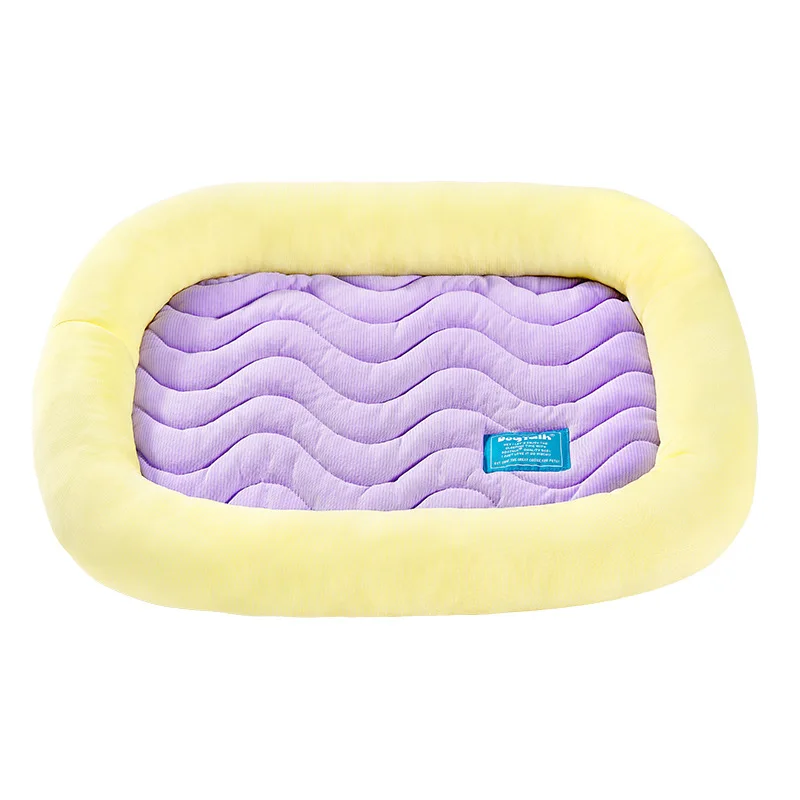 Nido de seda para mascotas, cama de verano para perros y gatos, cama para perros pequeños con estera para dormir refrescante para todas las estaciones para perros pequeños - imagen 5