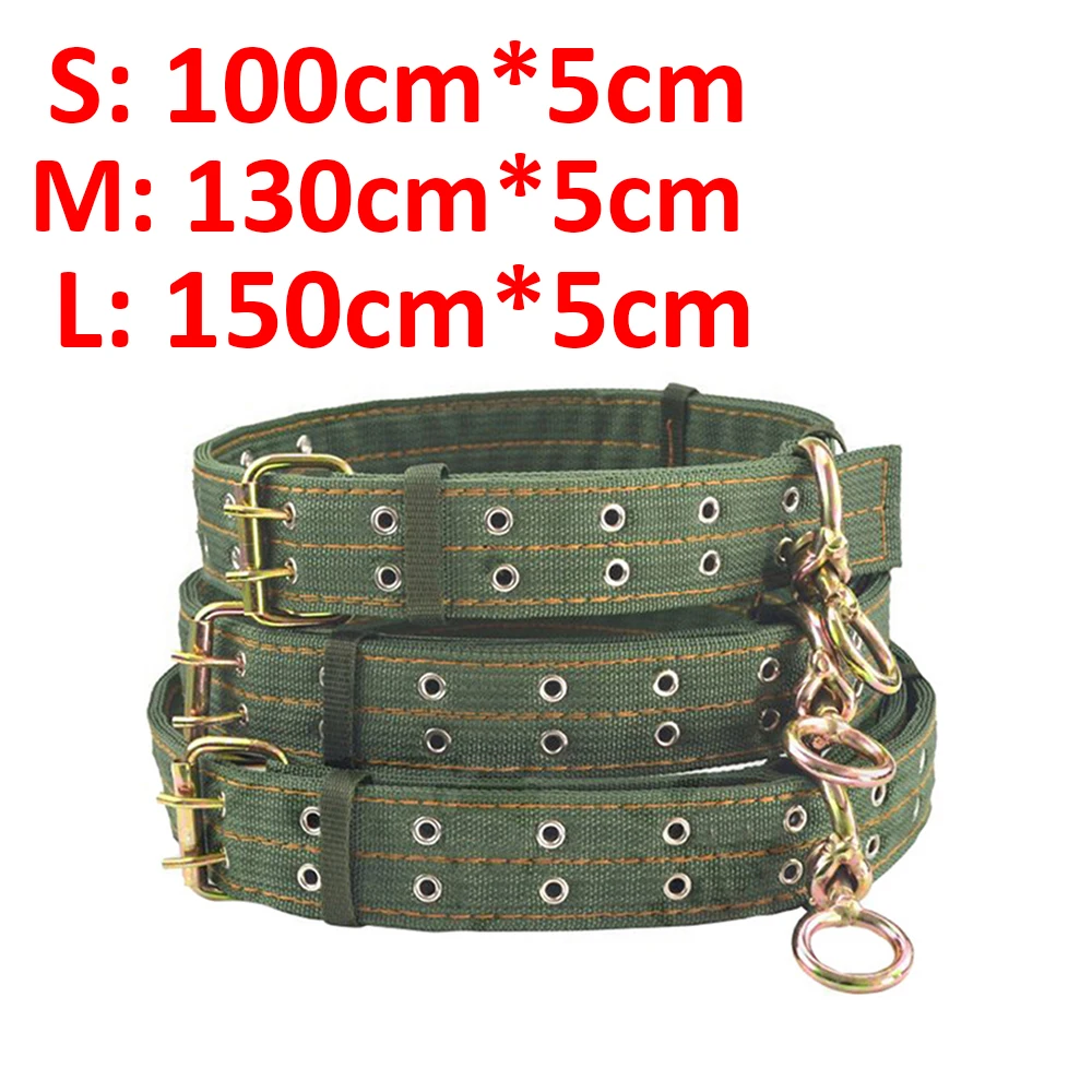 Collares de transporte de ganado de lona Extra gruesa ajustable, suministro de alimentación de ganado, equipo veterinario, Collar de vaca duradero fuerte - imagen 2