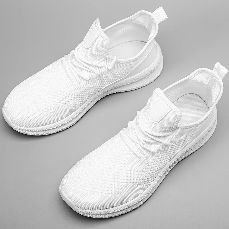 Zapatillas Deportivas Hombre Ligeras Transpirables de Malla Plana
