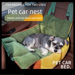 Transportín de coche de seguridad para gatos y perros pequeños