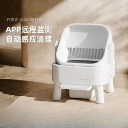 Caja de Arena Automática para Gatos Grande con Pala recolectora