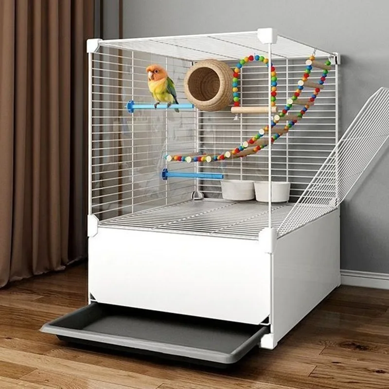 Jaula grande para aves domésticas - seguridad para loros y canarios - imagen 5
