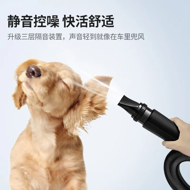 Secador de pelo eléctrico profesional para perros, secador de pelo de animales de iones negativos, silencioso, de alta velocidad, perro mascota, 2200W - imagen 5