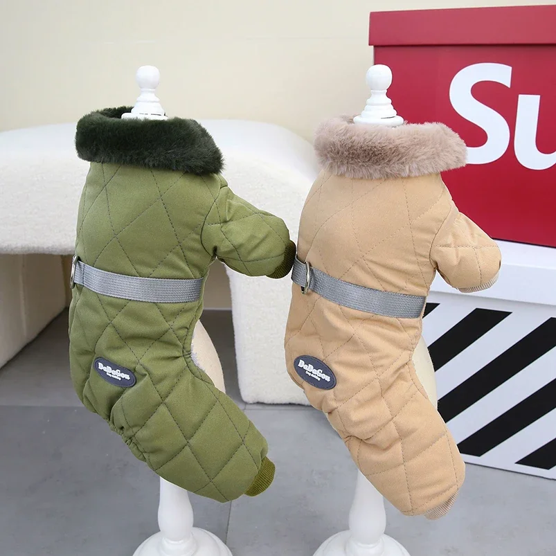 Chaqueta mascotas abrigo bulldog francés chihuahua pug traje yorkies disfraces accesorios perros con mono invierno