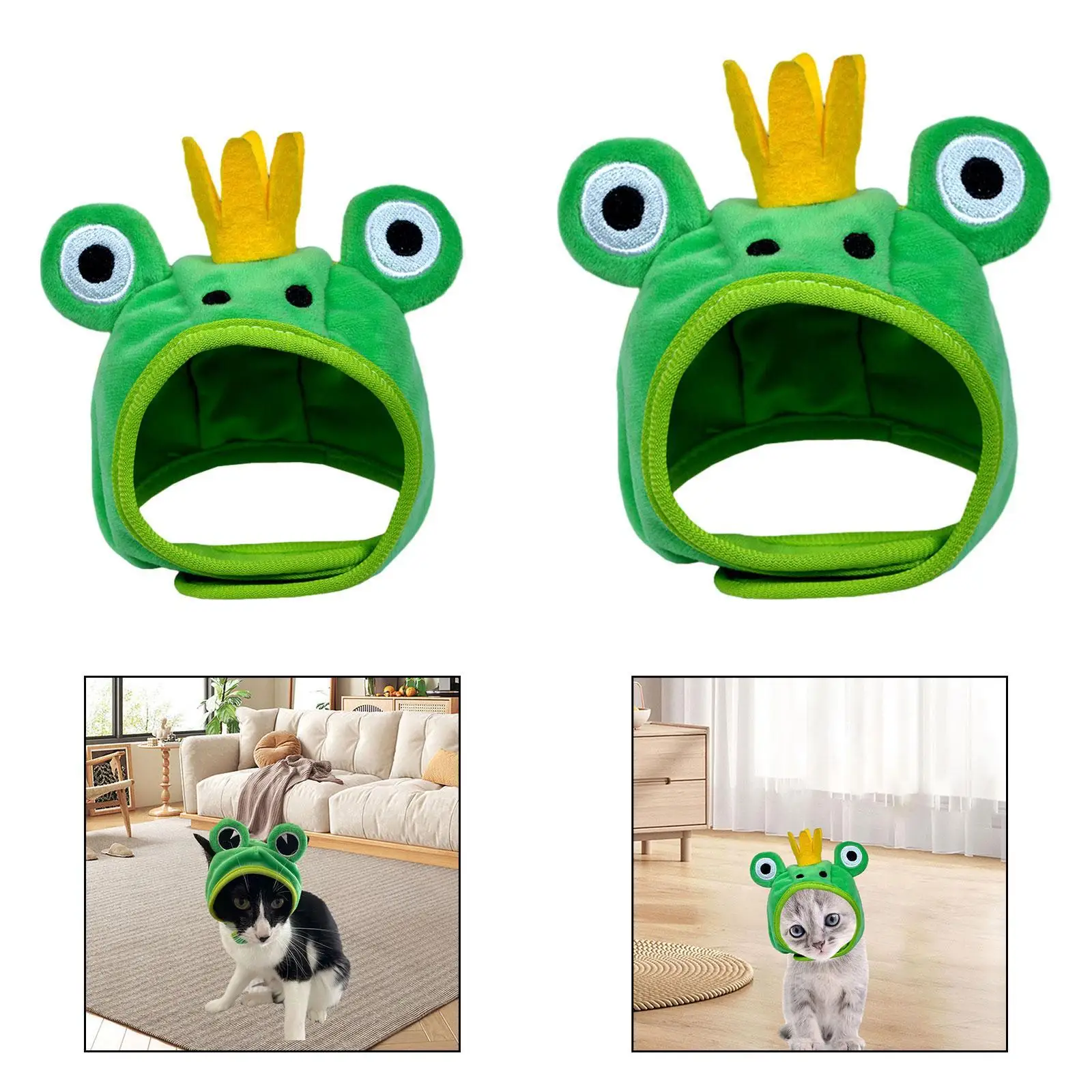 Cat Hat Cats Costume for Kitten Puppy Soft Small Pet Headwear Festival