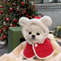 Capa invierno para perros – Abrigo térmico con capucha de felpa