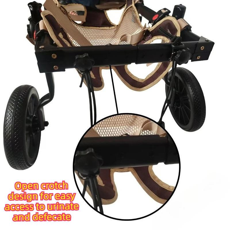 Silla de ruedas para perros patas traseras ajustable grandes y mayores - imagen 5