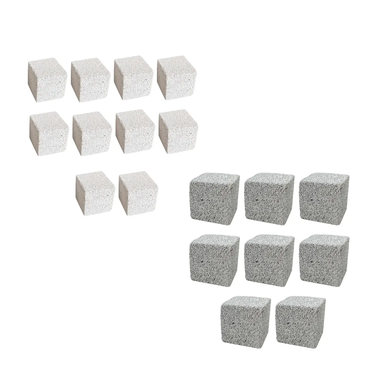 10 Pcs Stone Square Hamster Grinding Supplies Chew Toy, Rodent