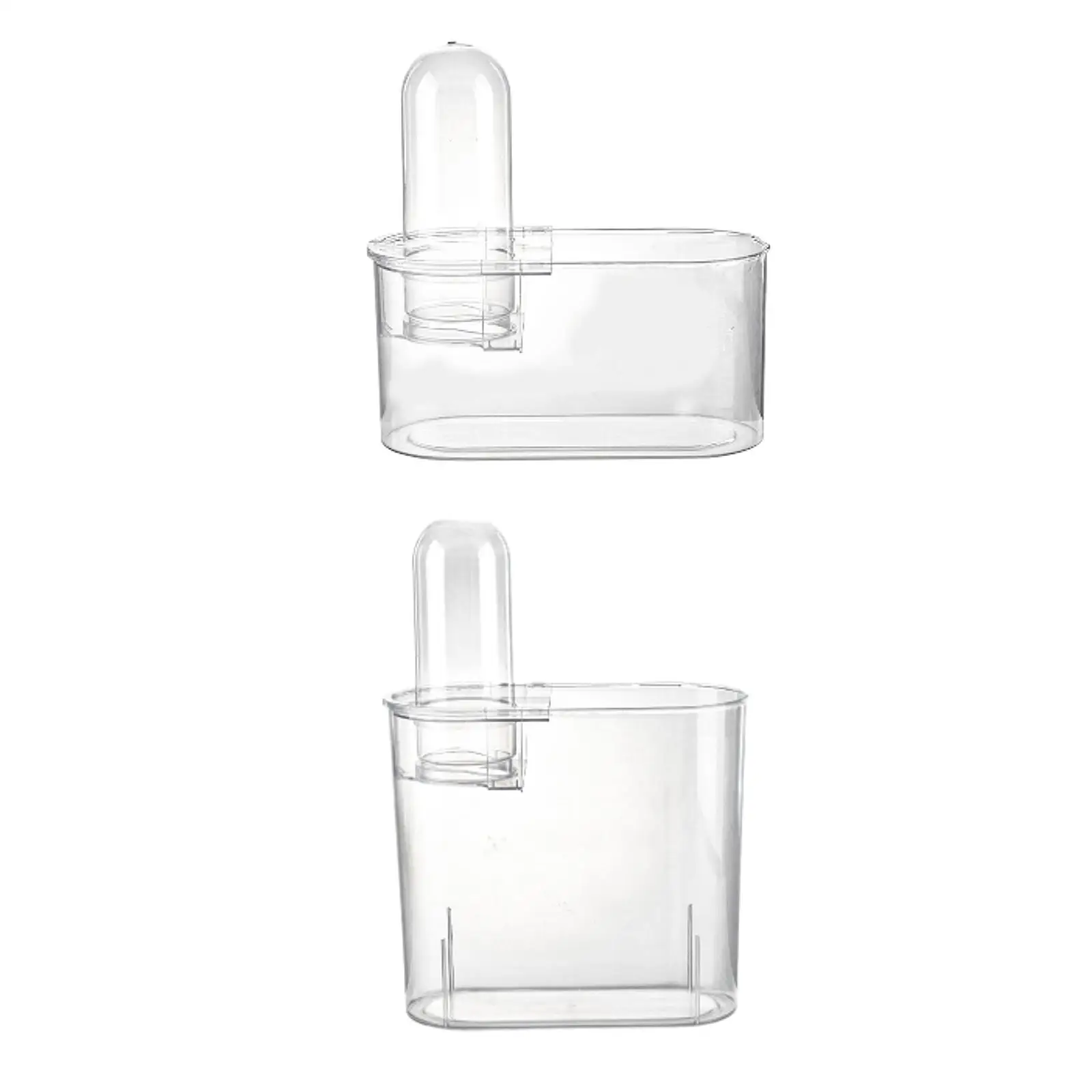 Mini Fish Tank Fish Bowl Sturdy with Cover Multiuse Turtle Tank Aquarium Tank for Home Living Rooms Desk Offices Decorative