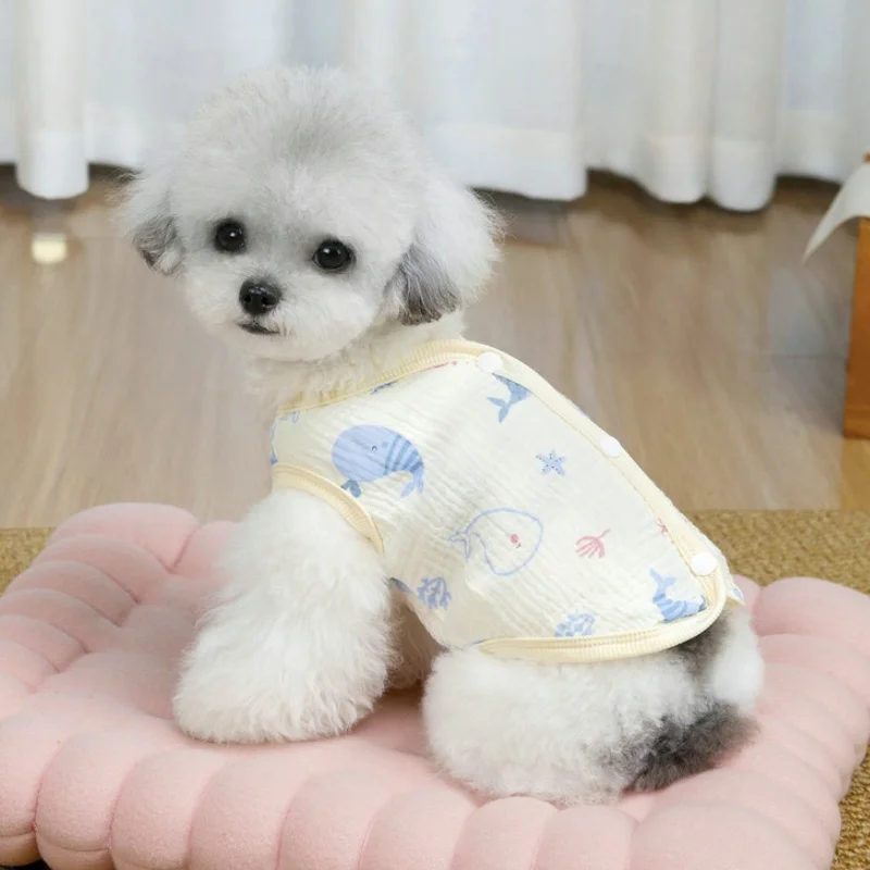 Chaleco de invierno suave para Chihuahuas y perros mini – Estampado
