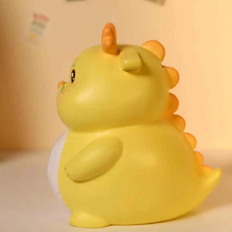 Hucha japonesa de gran capacidad, Banco de monedas Kawaii impermeable con forma de dragón, regalo de Año Nuevo Chino - imagen 5
