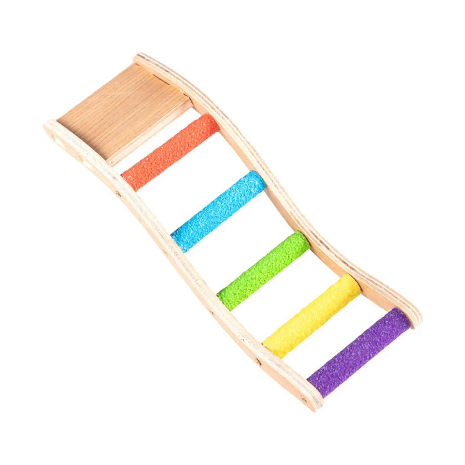 Bird Ladder for Cage Bird Cage Accessory Play Toy Parrot Climbing Ladder Parrot Perch for Conures Budgie Budgies Mice Finches