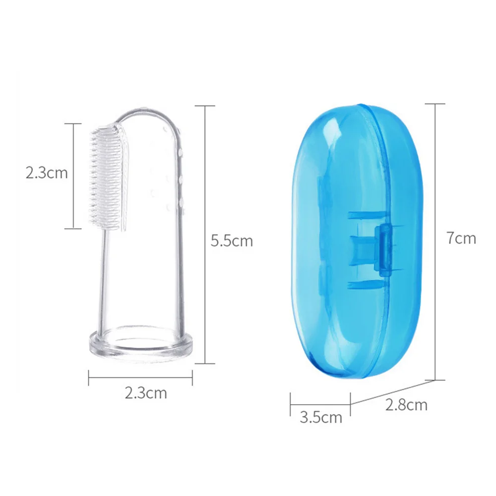 Cepillo de dientes súper suave para mascotas, cepillo para perros de peluche, herramienta para el cuidado de los dientes del sarro del mal aliento, limpieza de perros y gatos, suministros para mascotas de gel de sílice - imagen 4