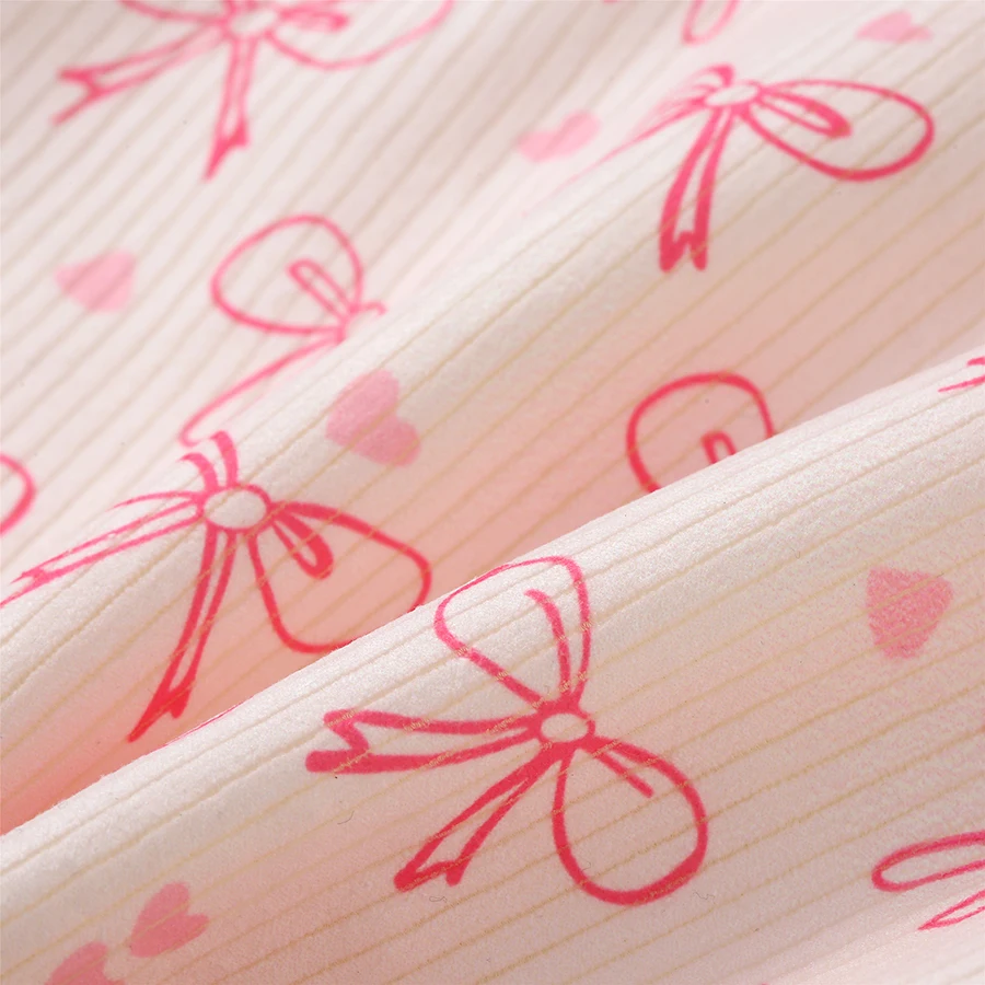 Bolsa de cosméticos con diseño de cereza y lazo, organizador de maquillaje con cremallera de pana, bolsa de almacenamiento de cosméticos dulce de viaje ligera para mujer