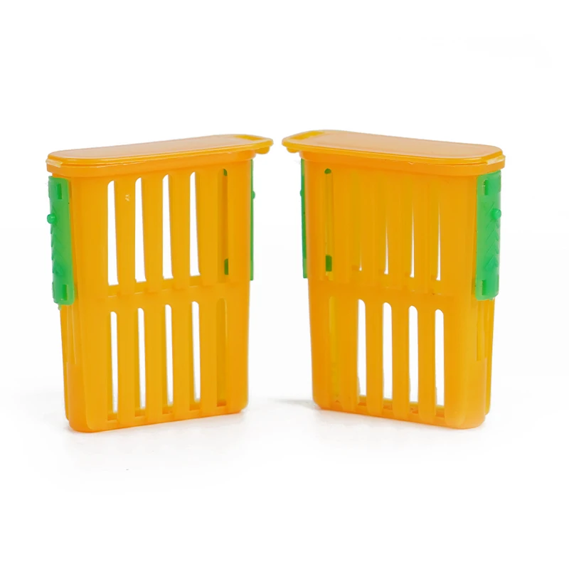 Jaula de abeja reina, herramientas de cría, equipo de apicultura, suministros de cría de apicultor, jaula de transporte de abeja reina, taza de plástico para insectos, 1/5 Uds. - imagen 5