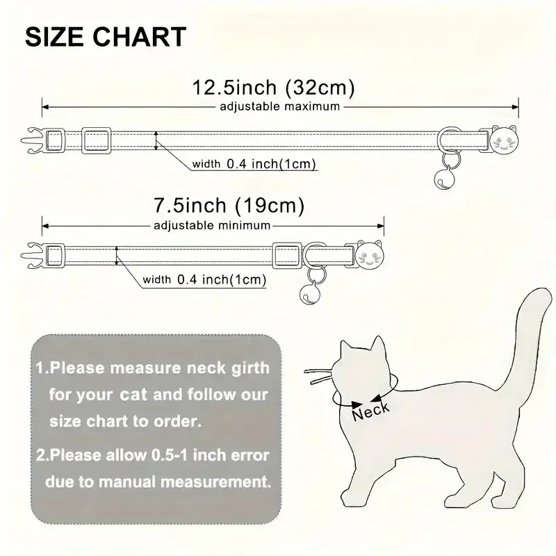 Collar seguro personalizado para gatos con pajarita y campana, Collar de nailon para mascotas con etiqueta de identificación, nombre grabado y etiqueta de número de teléfono para gatos y perros - imagen 2