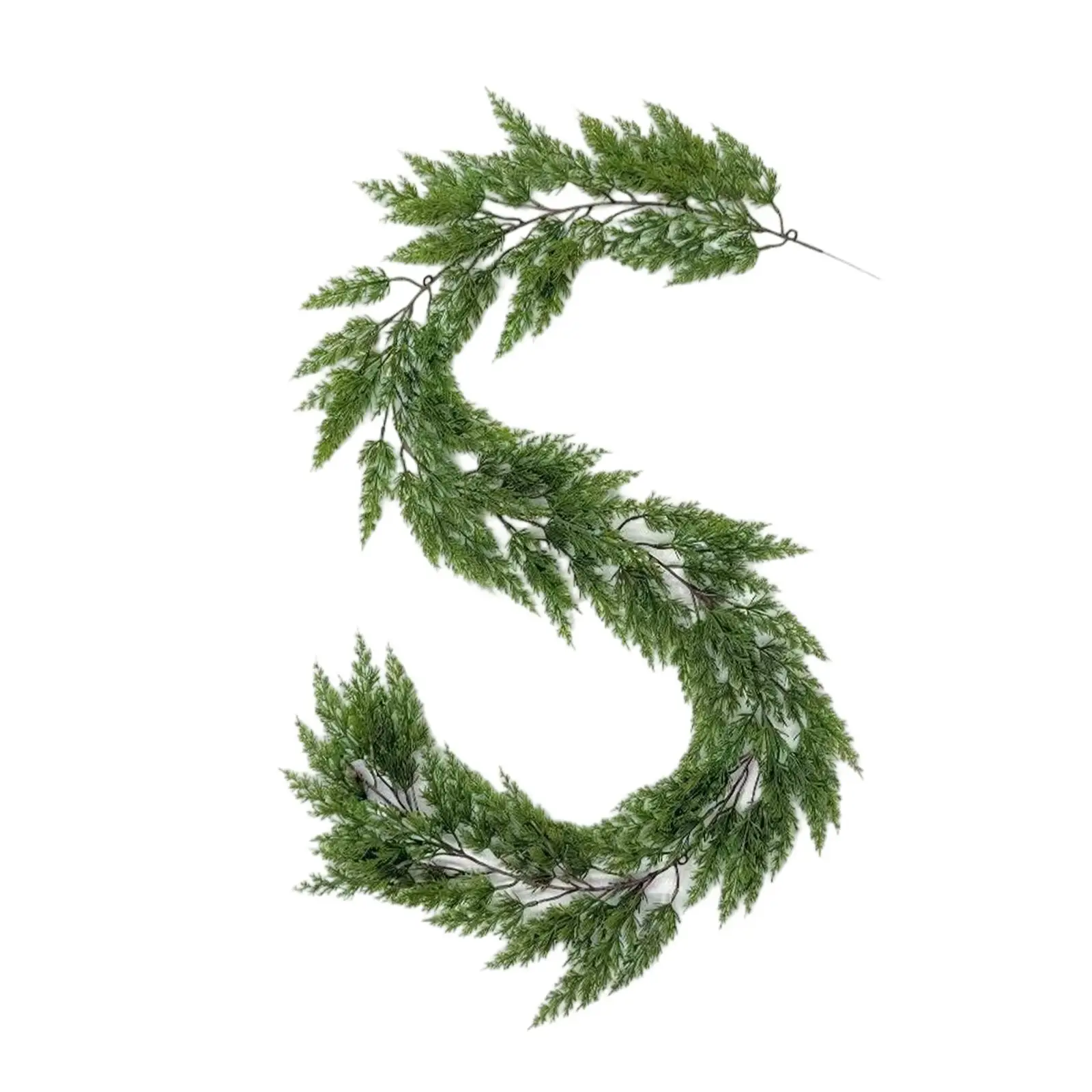 Guirnalda navideña, decoración navideña realista para mesa de chimenea navideña - imagen 3