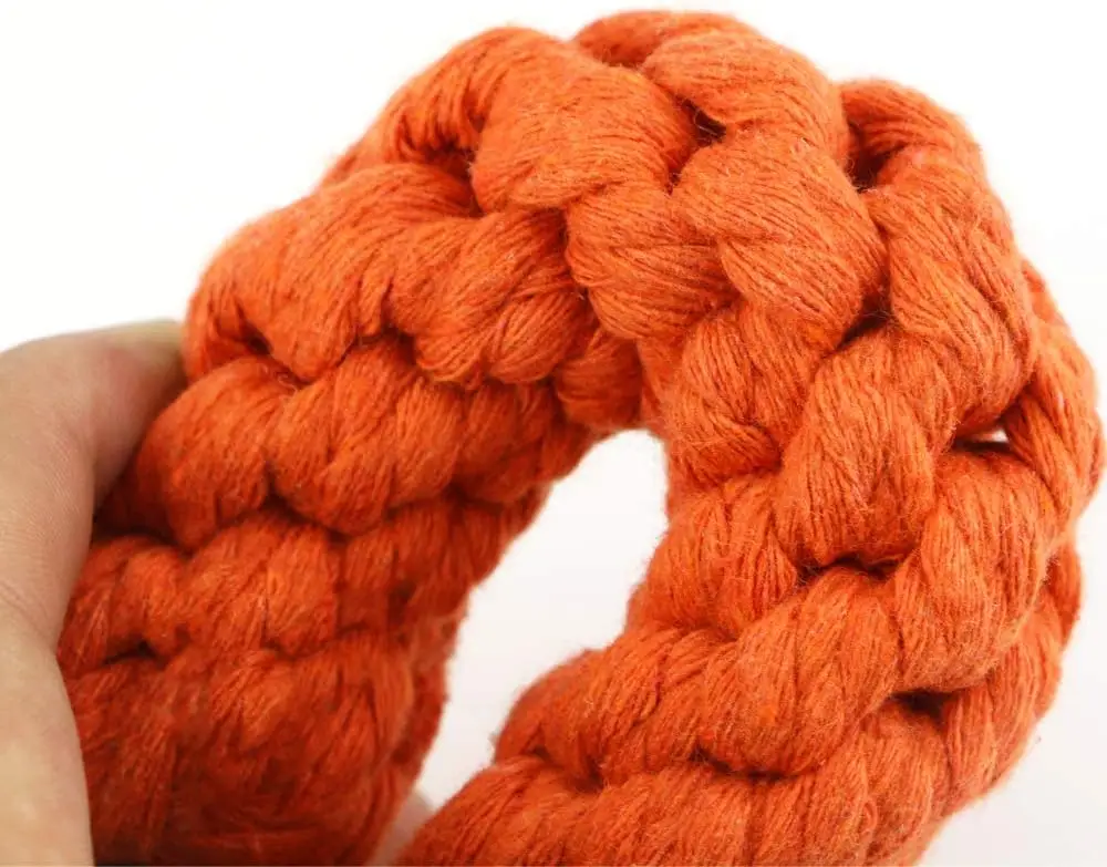 1/2/3 Uds. Cuerda para morder de perro zanahoria, juguetes para perros, seguro y duradero, juguetes para morder para perros, resistente, limpieza Molar para cachorros, cuerda de algodón para dientes - imagen 4