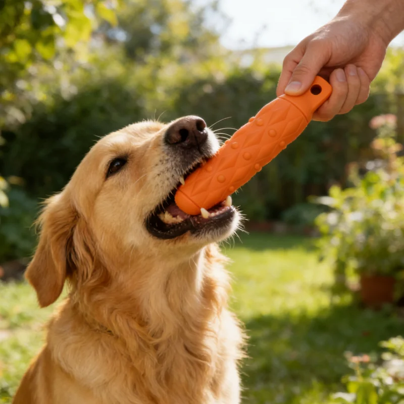 Palo masticar para perros grandes – Juguete indestructible de goma - imagen 3