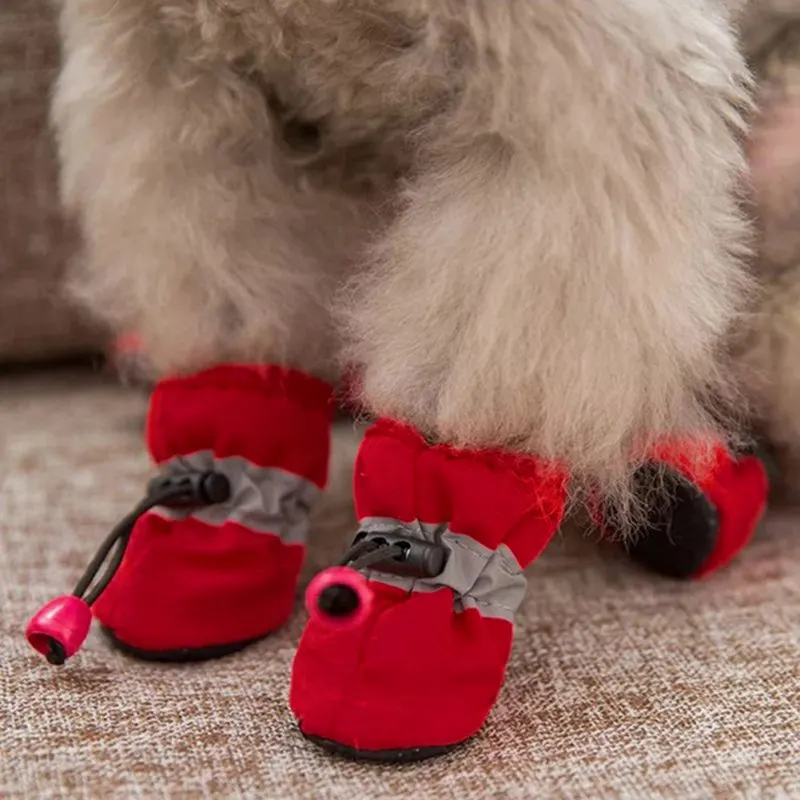 Botas de invierno para perro con cierre ajustable
