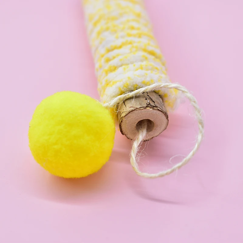 Juguete de gato de plumas naturales con Tianmuliang, Material seguro y divertido para un tiempo de juego agradable para su amigo felino, accesorios para gatos - imagen 3