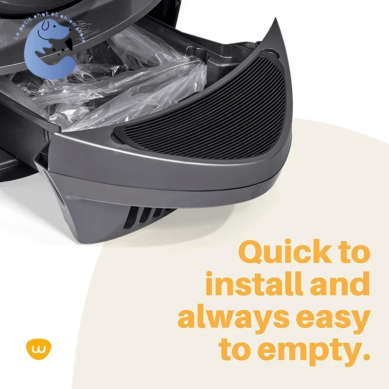Forros de cajón de residuos, bolsas de forro de caja de arena, ajuste personalizado para Robot de arena 3 9-11 galones de capacidad - imagen 2