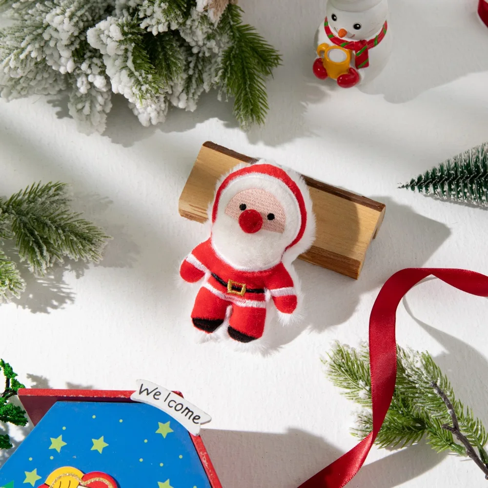 Juguete navideño para gatos, muñeco de peluche con hierba gatera, juguete interactivo para Navidad y Año Nuevo, accesorios para perros - imagen 3