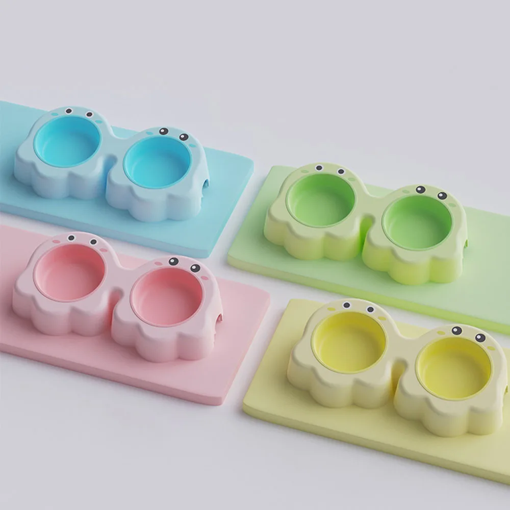 Nuevos cuencos antiderrames para mascotas de pulpo para gatos y perros, cuencos de alimentación de agua y comida 2 en 1, platos antideslizantes para cena de cachorros y gatitos, - imagen 2