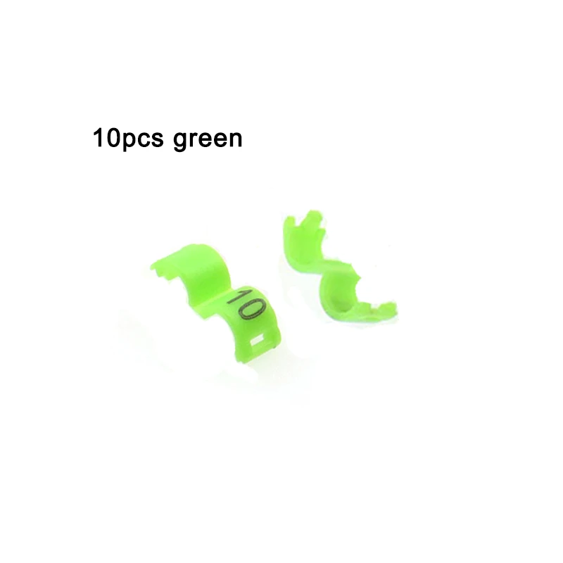 10pcs green
