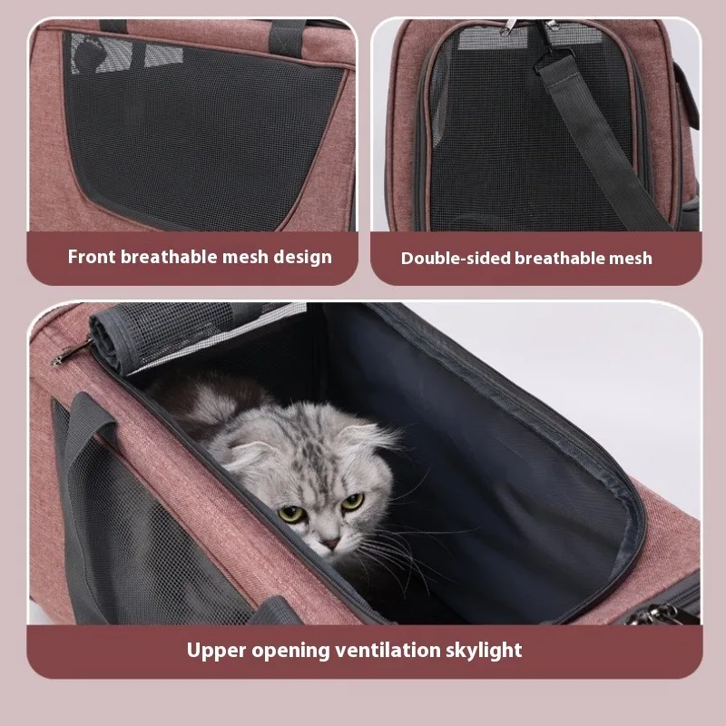 Transportín multifuncional para mascotas, cubierta de carrito portátil para salir, viaje, bolsa de aire para gatos, productos para mascotas, suministros, bolsas, accesorios - imagen 3