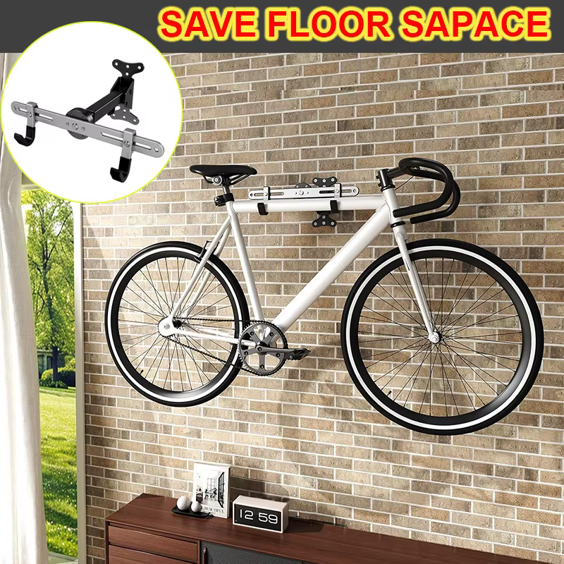 Soporte de pared para bicicleta – Gancho ajustable interior