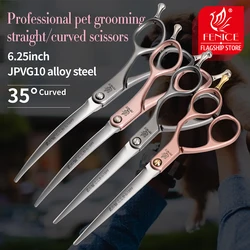 Set de tijeras VG10 profesionales para perros – Curvas y rectas