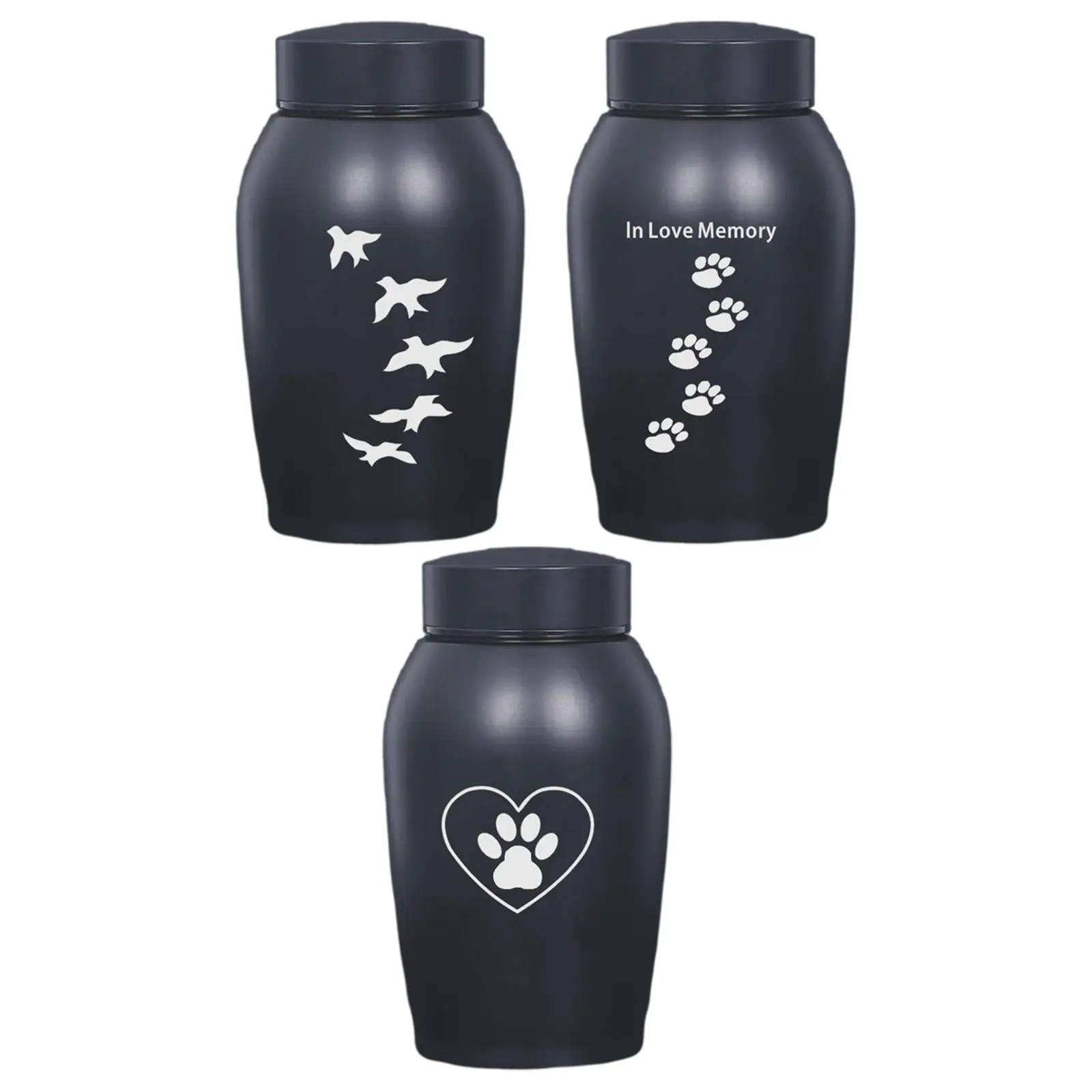 Pet Ashes Urn Burial Retain Memories Souvenir Casket Supplies Kit Stainless Steel Durable Storage Cremation Memorial Urn