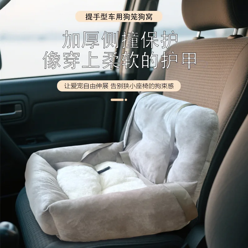 Cama de viaje portátil para gatos y perros – Coche y jaula - imagen 5