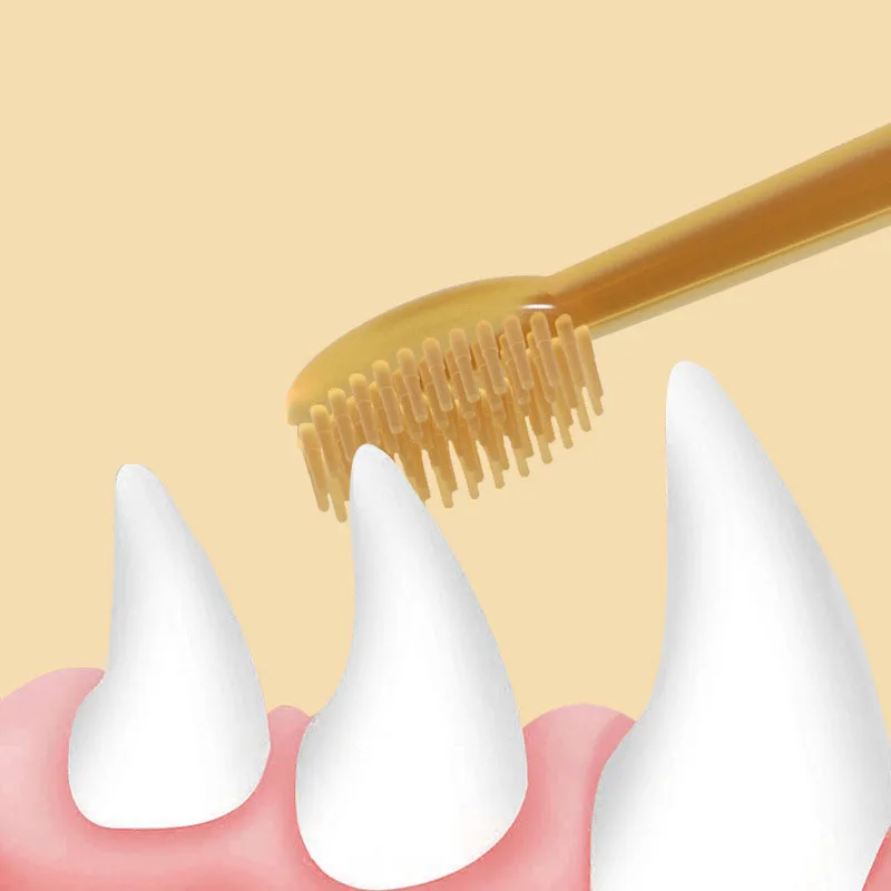 Cepillo de dientes de silicona suave para perros y gatos, blanqueador dental para el cuidado bucal, Kit de pasta de dientes para mascotas, suministros de limpieza dental - imagen 5