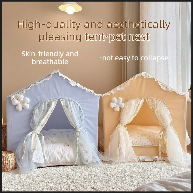 Casa de encaje interior para gatos y perros pequeños y medianos - imagen 5