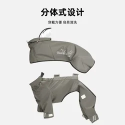 Chaqueta impermeable para perros medianos y grandes