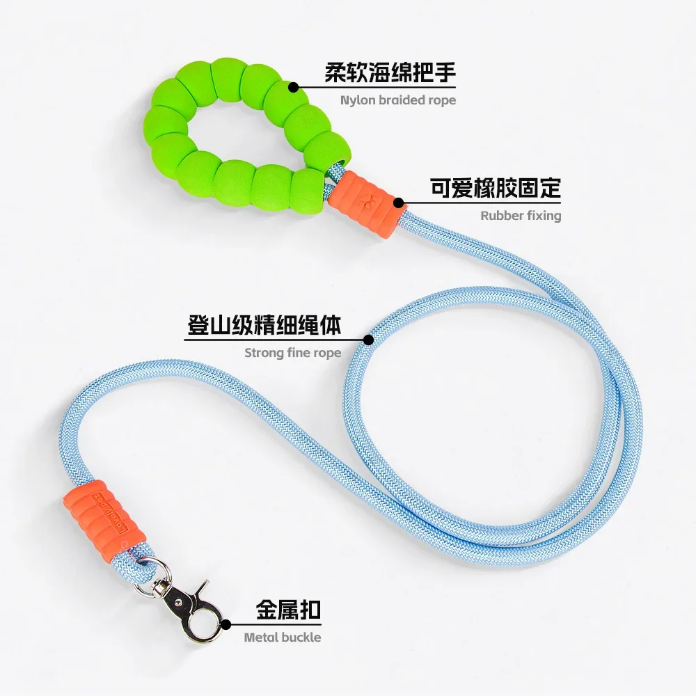 Correa para perro nube burbuja espuma perro caminar cuerda mascota cachorro dopamina Color contrastante P cuerda - imagen 2
