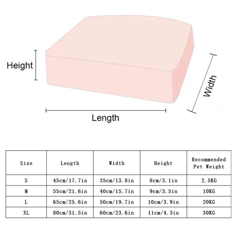 Cama para mascotas para perros y gatos, estera mediana, manta para perros, cestas pequeñas y grandes, perrera, razas de mascotas, sofá, suministros de cama para cachorros, accesorios - imagen 3