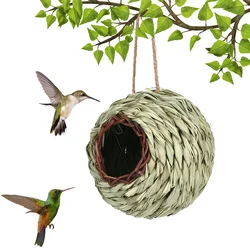 Nido decorativo para pájaros – Esférico tejido de exterior